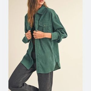 VTG St Johns Bay Mens Green button down